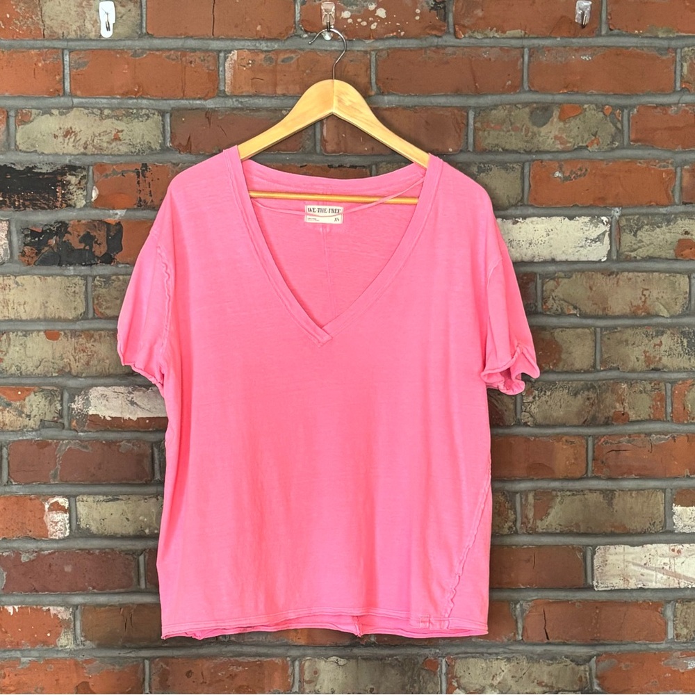NWOT We the Free Nina V-Neck Tee - Picture 3 of 4